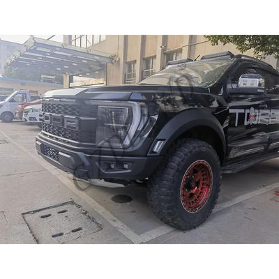 Purple Horn Wide Body Kits For F150 2022 Offroad Accessories Bumper Fender Flare Hood Pickup Truck