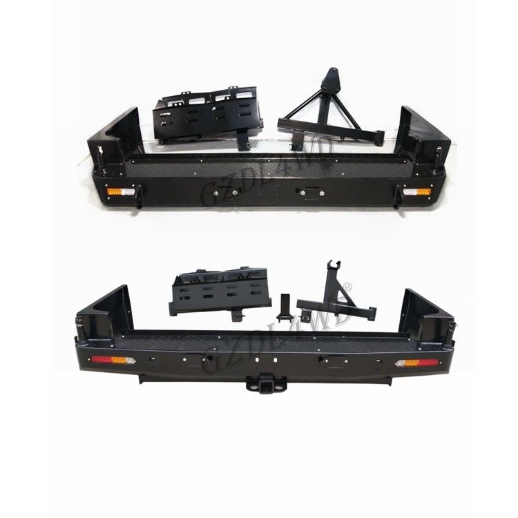 4x4 Front Rear Bumper Steel Car Bull Bar Fit Land Cruiser 100 Series